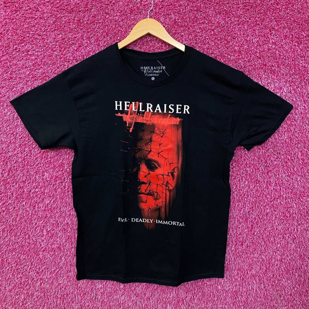 Hellraiser : Hellseeker Immortal Pinhead Graphic Horror T-shirt Large